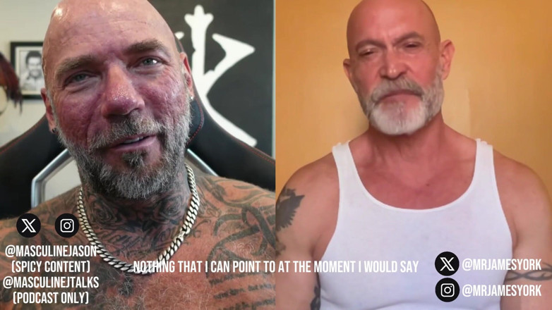 Raw and Uncensored with Masculine Jason: Porn Star Confessions - James York (episod 214)