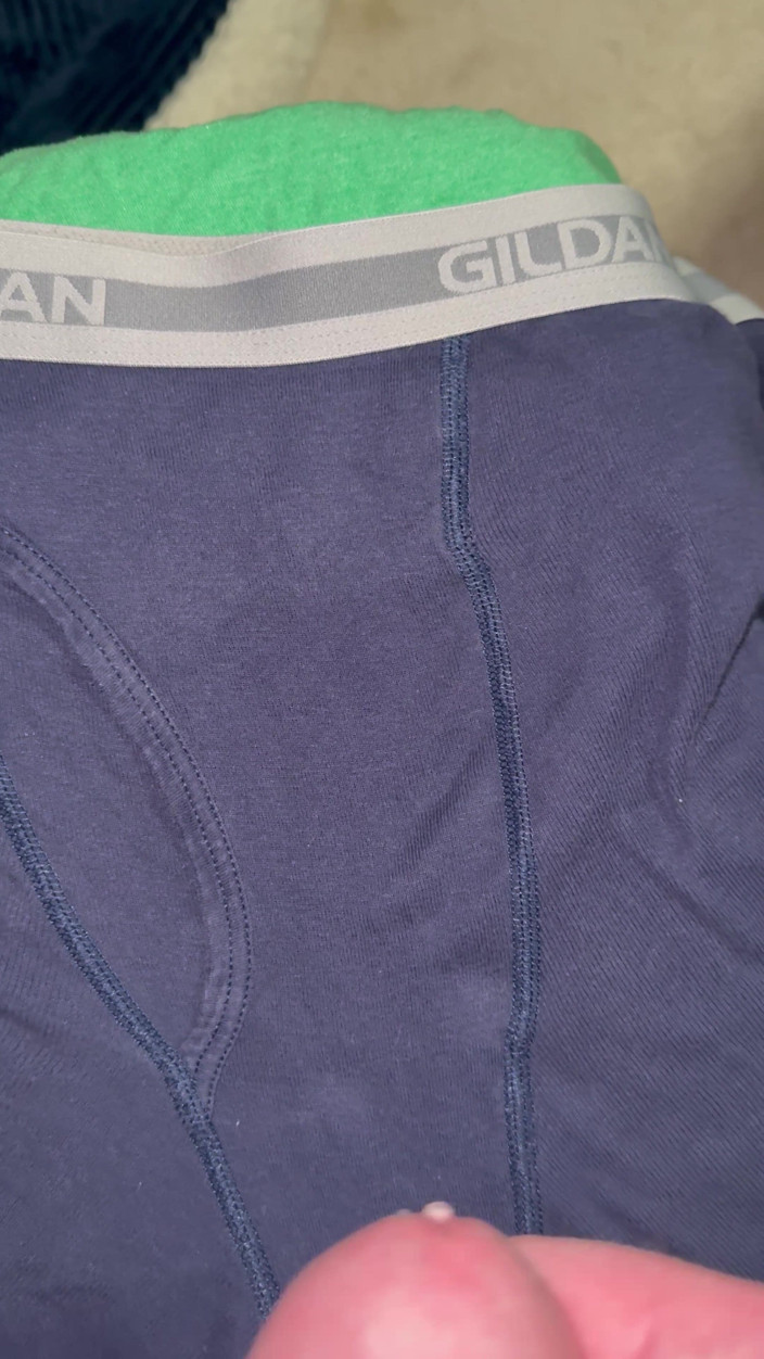 CumDaily: Cum on Underwear Boxers