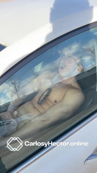 Parking Lot Jerk off - Stroking Hard Near the Decathlon, Risking It All