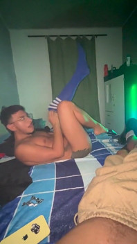 Pasivní hladový zadek Ukazujte všechno a bavte se s hračkami