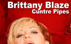 Edge Interactive Publishing: Brittany Blaze & Cuntre Pipes saje výstřik na obličej