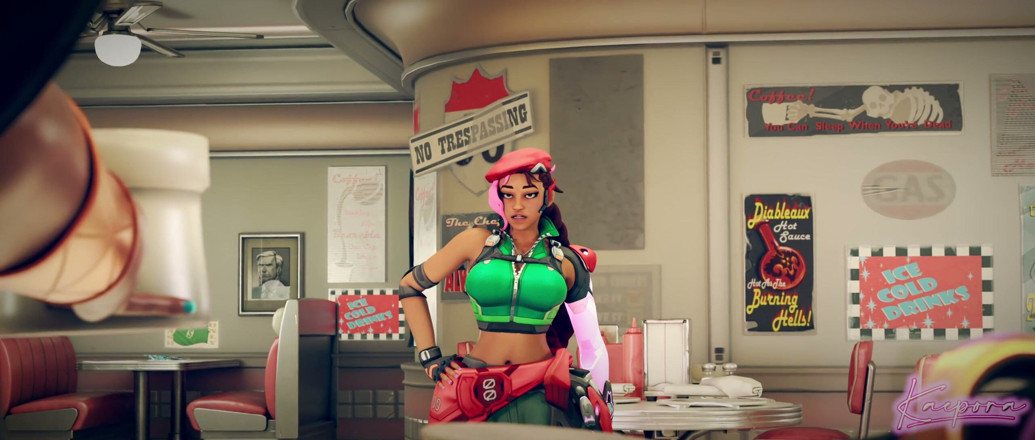 Kaepora NSFW: Місія для Сьєрра на дорозі 66 з доміна і сомброю (overwatch futanari animation)