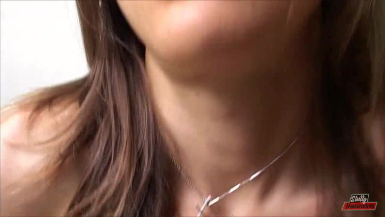 Vere Casalinghe Italia.: Teen brunette with small tits gets fucked
