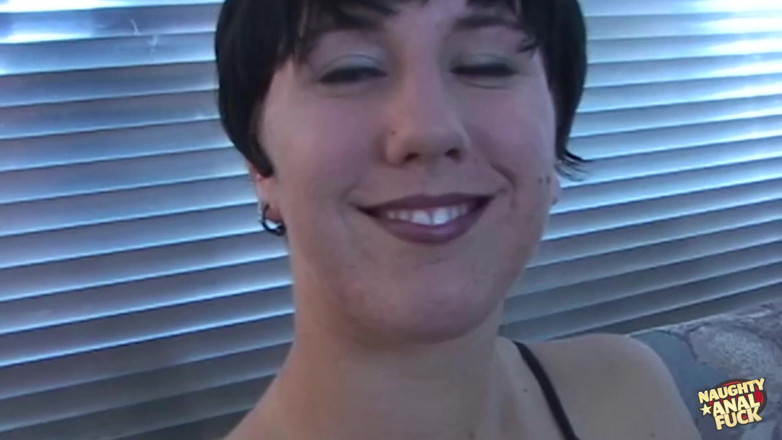 Naughty anal fuck: What Other Girls Struggle with, This Busty Anal Brunette Does...