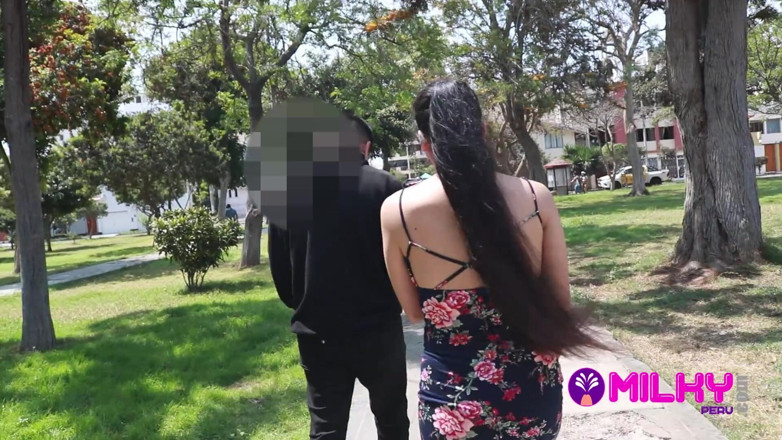 Milky Peru: Nevěrná peruánská Chibola se hádá se svým milencem v parku,...