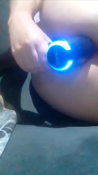 Grande rabo curvilíneo milf fodendo anal com brinquedos