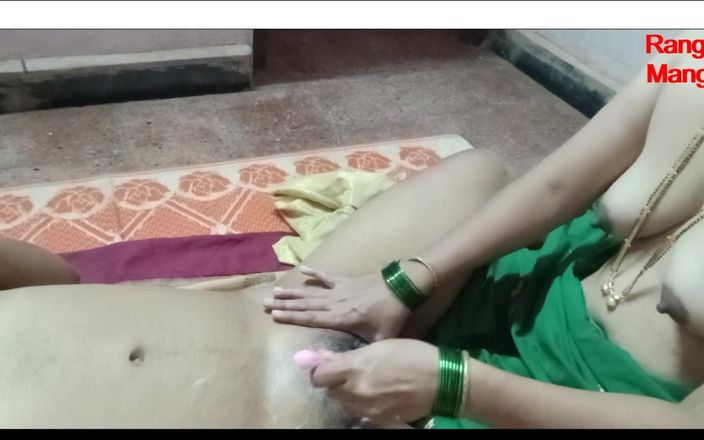 Rangeeli_Mangala: Mumbai Marathi Bhabhi fa sega e servizio di depilazione al...