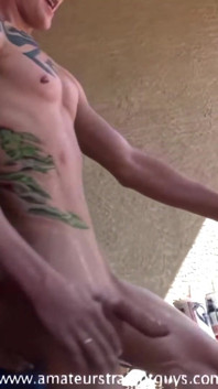 Pool Party Straight Boy Cock and Ass Licking
