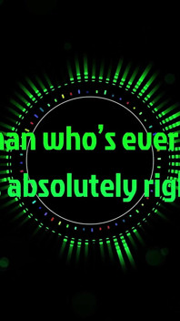 I Wouldn’t Touch You if You Were the Last Man on Earth.