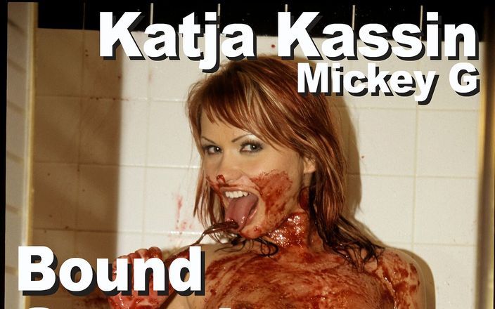 Picticon bondage and fetish: Katja Kassin e Mickey G. Amarradas amordaçadas no boquete bagunçado...