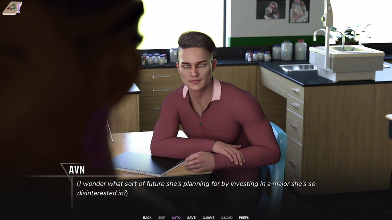 AVN Teller: Табу Университет No 03 - Chem Class с красивей черной 18-летней и синим волосатым эмо