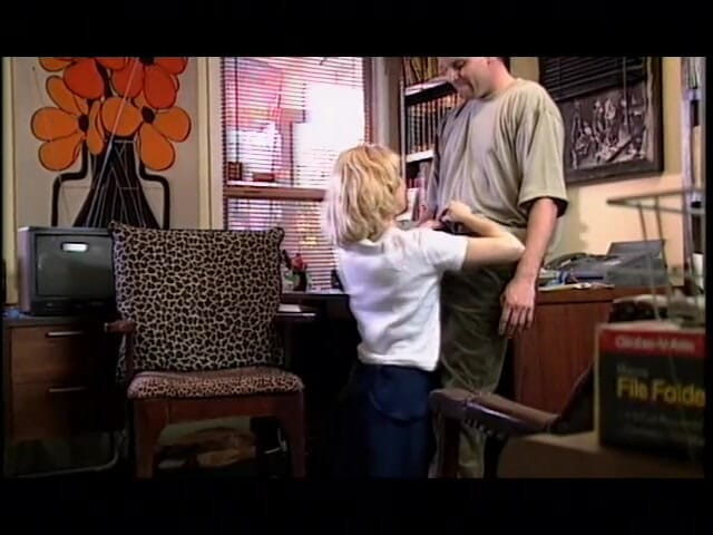 Teen Seduction: Blonde teen fucks all over dorm
