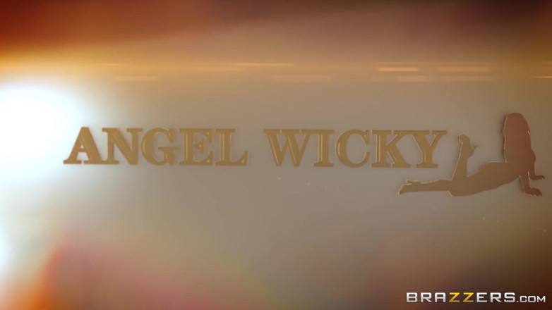 BRAZZERS: Brazzers - Angel Wicky翻身，向她的继子和女友jimma lago展示真正的性爱