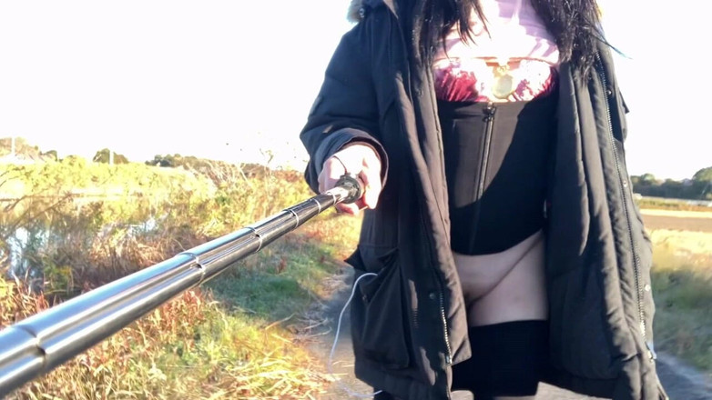 megu2002: स्व-प्रशिक्षण No37 सीधे स्टॉकिंग्स के साथ दैनिक सुबह की सैर