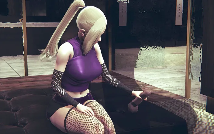 Waifu club 3D: Ino Yamanaka will jerk off your dick if you ask