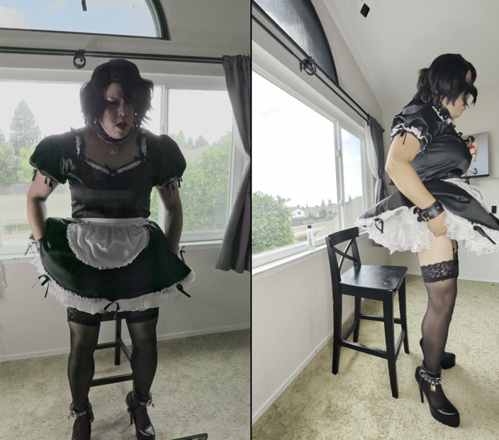 Sissy Candy: Người giúp việc phục tùng Candy được rút dây