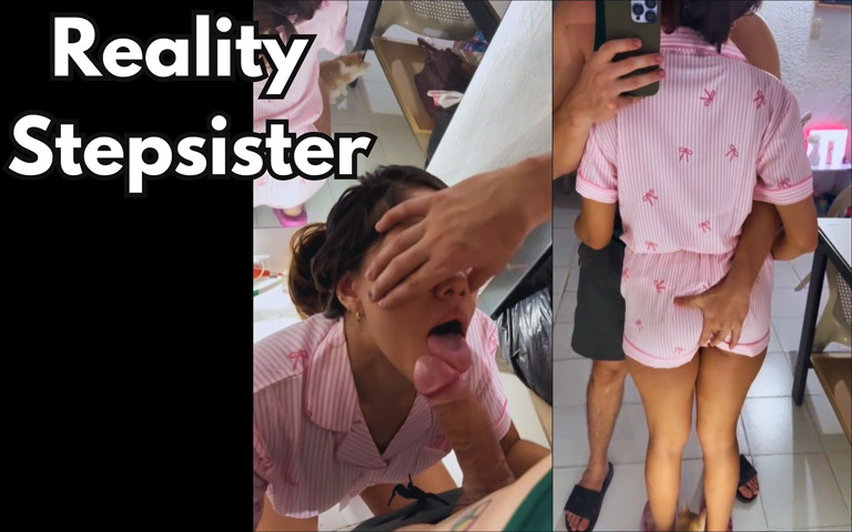 Reality Stepsister Decided to Have Sex with Stepbrother While Parents Are Not at Home (Love stepsister)