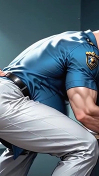 Ofițerul de poliție din New York se angajează în sex anal cu partenerul său la secția de poliție.. Băiat homosexual Hentai Animație Yaoi Anime