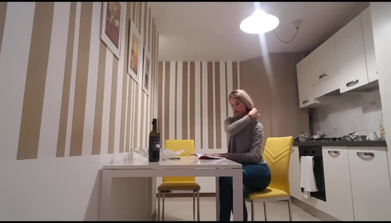Erotic Tanya: Cute Blonde Reading and Farting Hard
