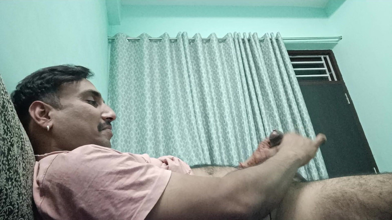 Rajasthani-old-lover: Indian uncle masturbation