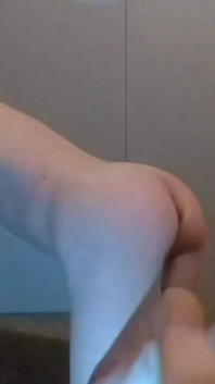 Showing off My Hungry Bootycheeks and Lickable Toes & Soles