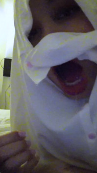 Burka Girl Cum Walk and Piss