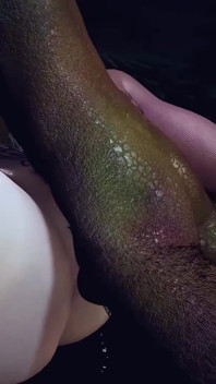3D bbw asijská milfka má poprvé trojkový sex s monstrózním