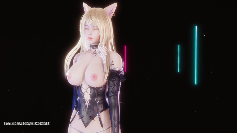 3D-Hentai Games: [MMD] Красный бархат - монстр Ahri Evelynn, сексуальный стриптиз Лиги легенд, хентай без цензуры, 4K, 60fps