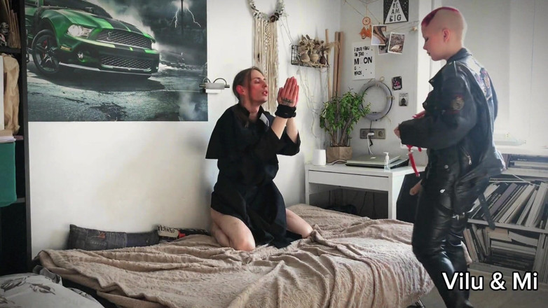 Vilu_and_Mi: Succubus ViluVidish pint jonge priester vast