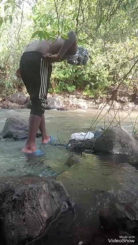 Sexyjayla254: Seifige masturbation, großer schwarzer schwanz, der draußen kommt teil 1