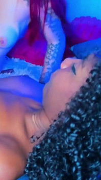 Hot Lesbians Lick Each Other's Pussies and Play Together