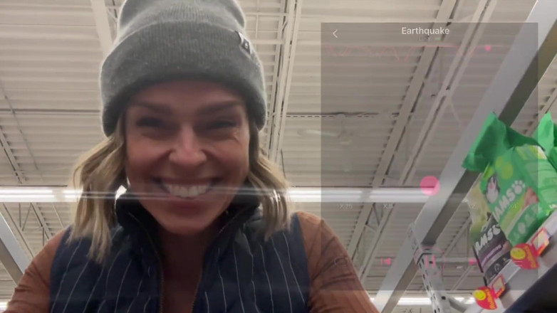 Serenity Cox: Cumming Hard in Grocery Store with Lush Remote Controlled Vibrator