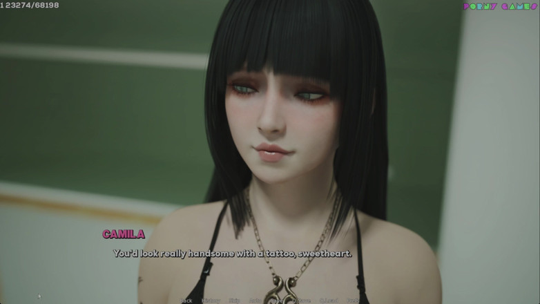 Porny Games: Shadows of Desire by Shamandev - Androgynous Boyfriend Catches His Busty...