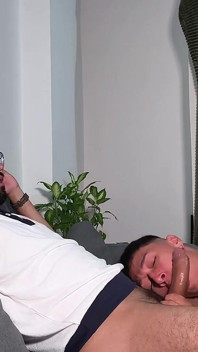 Sexy Twink Jacobo Torres Sucking Hot Stepdaddy Camilo Brown's Big Uncut Cock