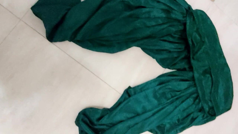 Satin And Silky: Satin-seiden-handjob-Porno - Handjob mit grünem Satin salwar von Krankenschwester im büro (63)