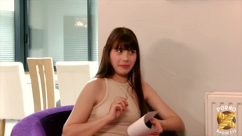 Porno Baguette: Sophia, Pretty Brunette, Gets Fucked by a Big Dick