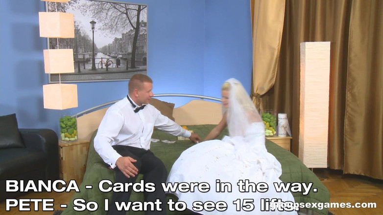 GroupSexGames: Blackjack on the Wedding Night
