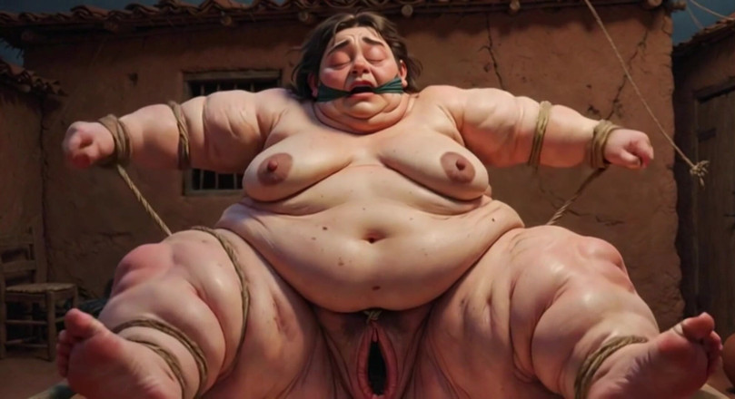 YOUR BEST FANTASY: SSBBW in Bondage - Desperate with Fat Wide Wet Pussy