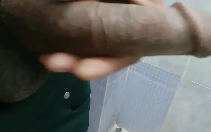 arxmaster: Big black cock Indian hand job bathroom