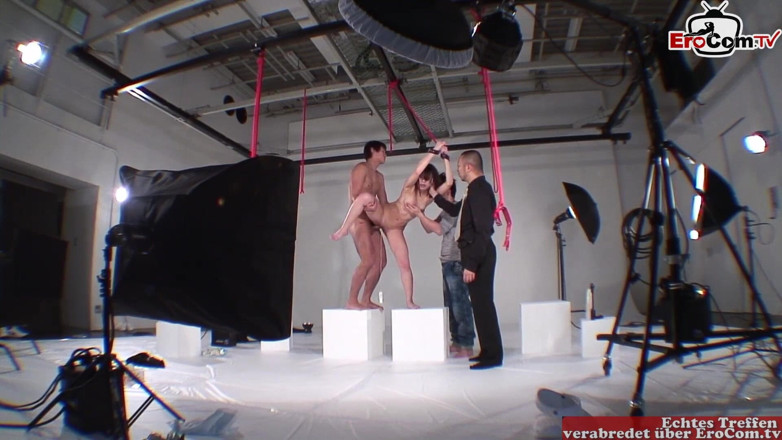 EroCom: Asian Teen Model with tiny tits used for sex and...