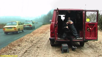 Goldwin pass: Crazy German couple fucking on street