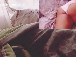 Karmicoxv: 夫は美味しそうな朝のセックスで私を起こし、私のチンポを入れるために私の足を開いてください