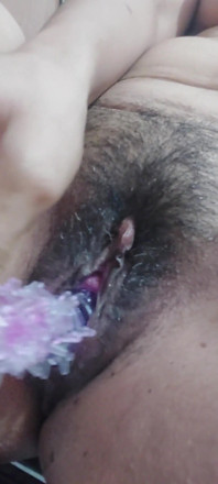 She Got Naked and Masturbated with a Dildo in Her Pussy