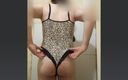 Carol videos shorts: Sexy lingerie leopardo