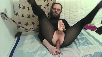 Nylon crossdresser Fiona: Anal to mouth