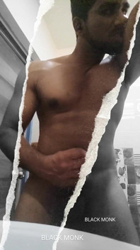 Big Black Indian Cock Masturbation Solo Cumshot