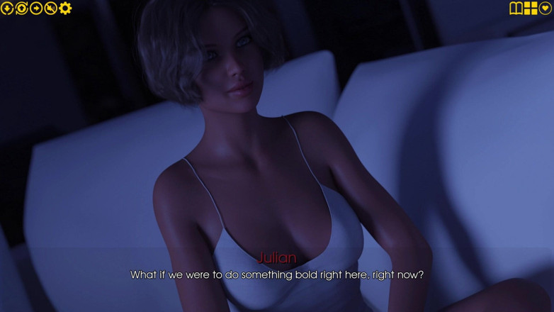 3D Cartoon Porn: マイ・プレジャー39 - ローリとジュリアン 69 真夜中のソファでのオーラルセックス