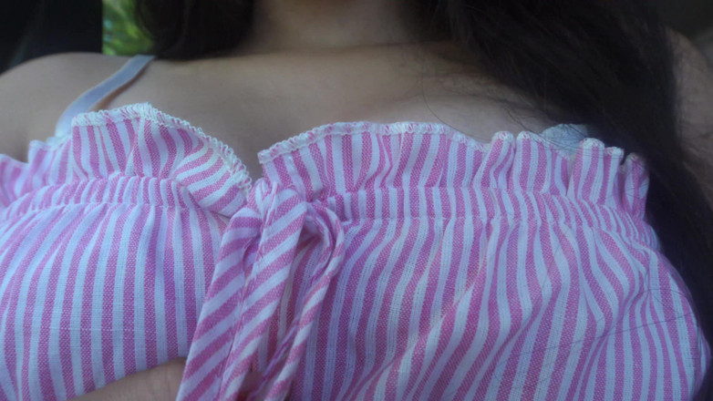 AmayaMori: Filipina india esposa se masturba en mi coche juega con...