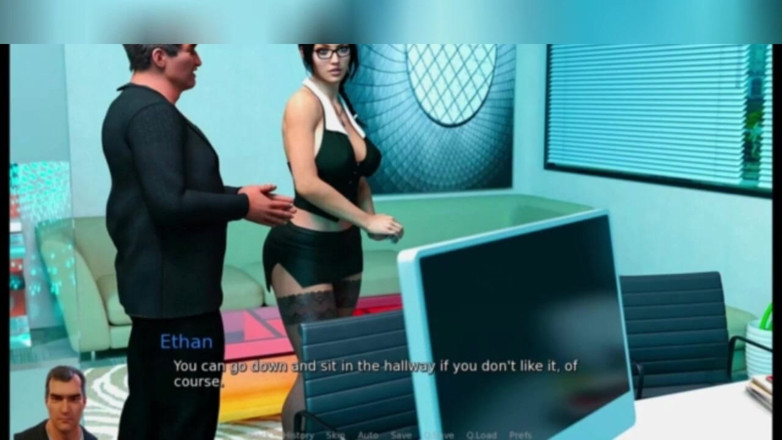 3DXXXTEEN2 Cartoon: Анна отримує полегшення на своєму робочому місці. 3d порно мультиплікаційний секс