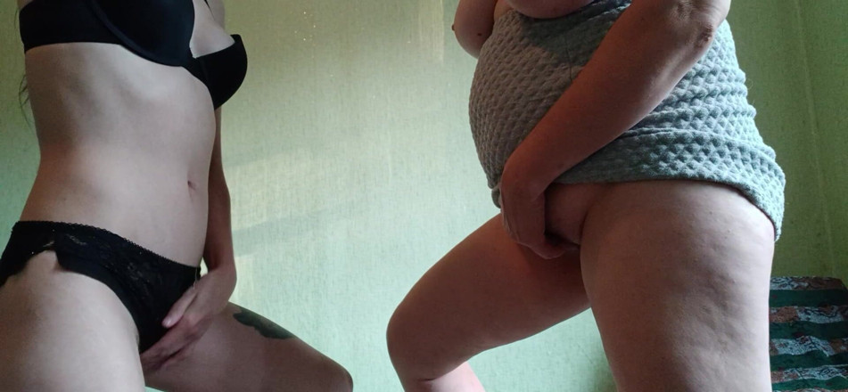 Lesbian-illusion: I Cum in My Panties at the Sight of My...